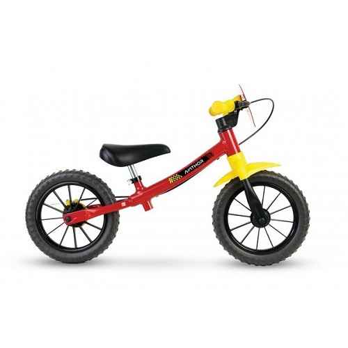 6. Bicicleta Infantil Aro 12 Sem Pedal Balance Bike Fast – Nathor Vermelho